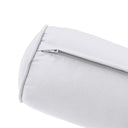 AD105 Piped Trim Small 23x6 Bolster Pillow Slip Cover Only