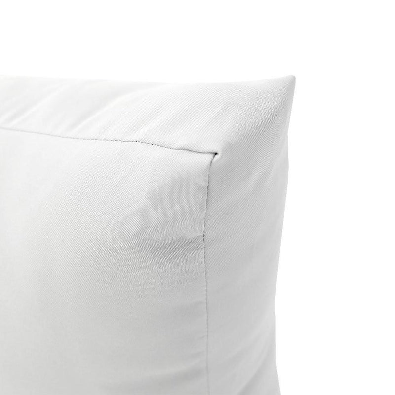 AD106 Knife Edge Large 26x30x6 Deep Seat Back Cushion Slip Cover Set