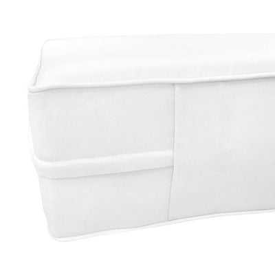 AD106 Pipe Trim 8" Crib Size 52x28x8 Outdoor Daybed Fitted Sheet Slip Cover Only