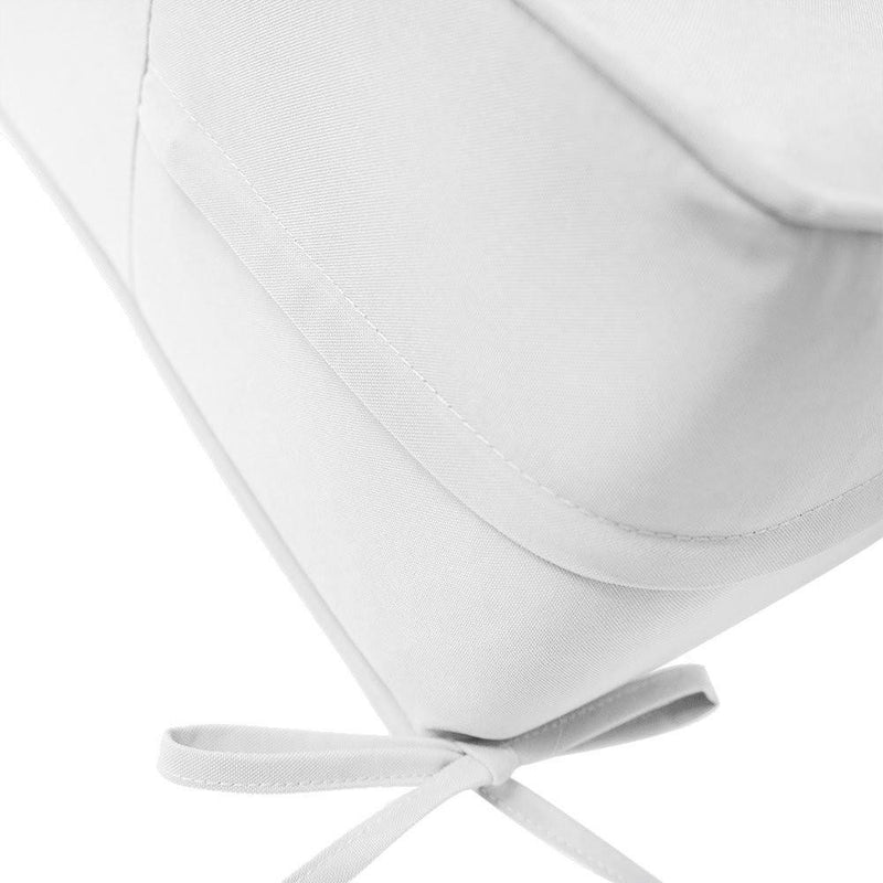 AD106 Pipe Trim Large 26x30x6 Outdoor Deep Seat Back Rest Bolster Cushion Insert Slip Cover Set