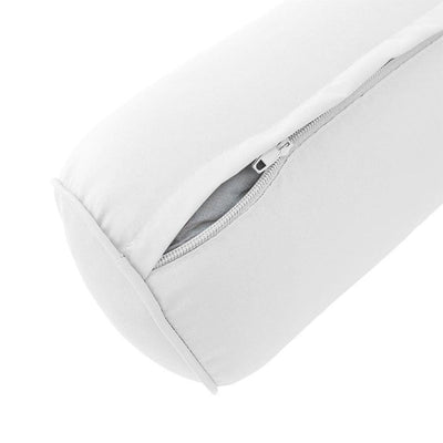 AD106 Pipe Trim Medium 24x26x6 Outdoor Deep Seat Back Rest Bolster Cushion Insert Slip Cover Set