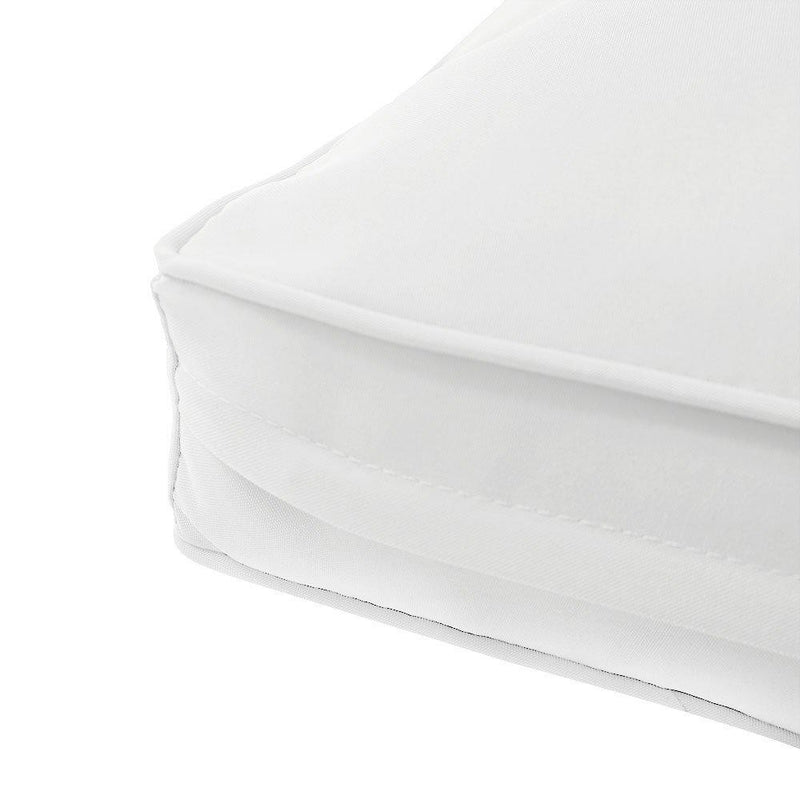 AD106 Pipe Trim Small 23x24x6 Deep Seat Back Cushion Slip Cover Set