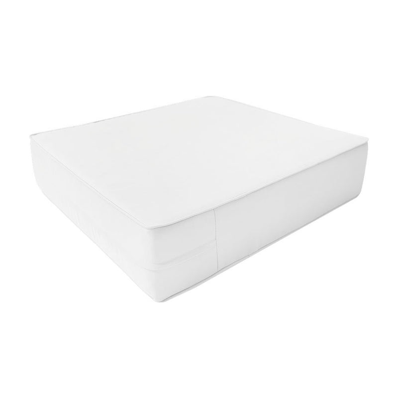 AD106 Pipe Trim Small 23x24x6 Deep Seat Back Cushion Slip Cover Set