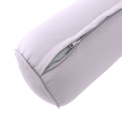 AD107 Pipe Trim Large 26x30x6 Outdoor Deep Seat Back Rest Bolster Cushion Insert Slip Cover Set