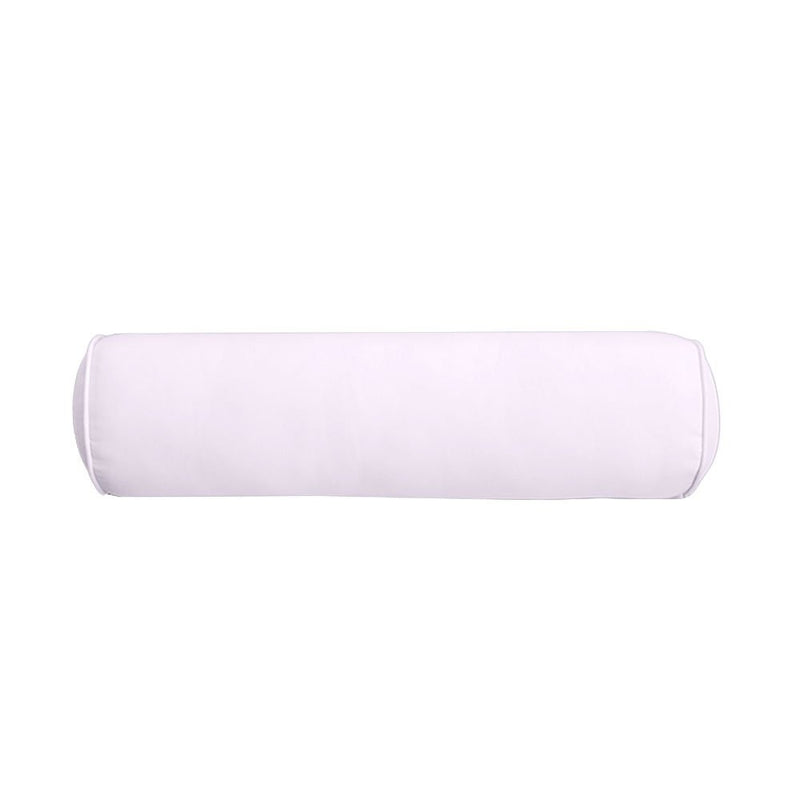 AD107 Pipe Trim Large 26x30x6 Outdoor Deep Seat Back Rest Bolster Cushion Insert Slip Cover Set