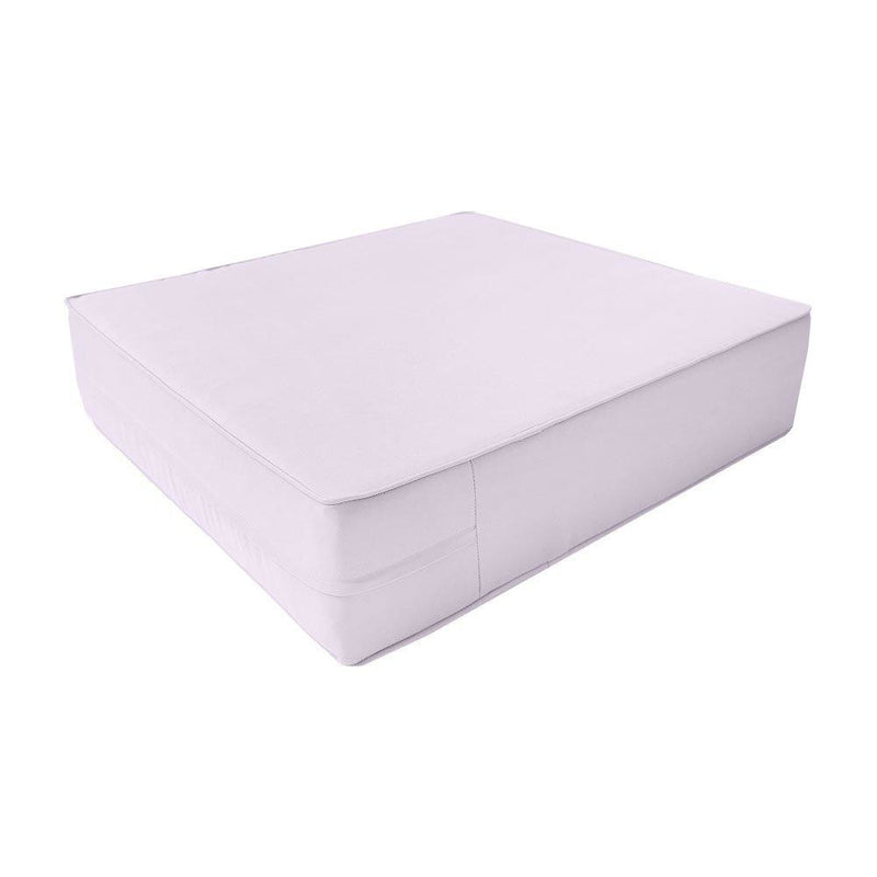 AD107 Pipe Trim Small 23x24x6 Deep Seat Back Cushion Slip Cover Set