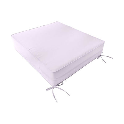 AD107 Piped Trim Medium 24x26x6 Deep Seat + Back Slip Cover Only Outdoor Polyester