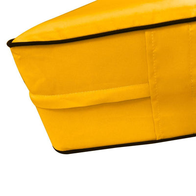 AD108 Contrast Pipe Trim 6" Twin-XL Mattress Size 80x39x6 Outdoor Daybed Fitted Sheet Slip Cover Only
