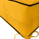 AD108 Contrast Pipe Trim Small 23x24x6 Deep Seat Back Cushion Slip Cover Set