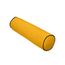 AD108 Contrast Pipe Trim Small 23x24x6 Outdoor Deep Seat Back Rest Bolster Cushion Insert Slip Cover Set