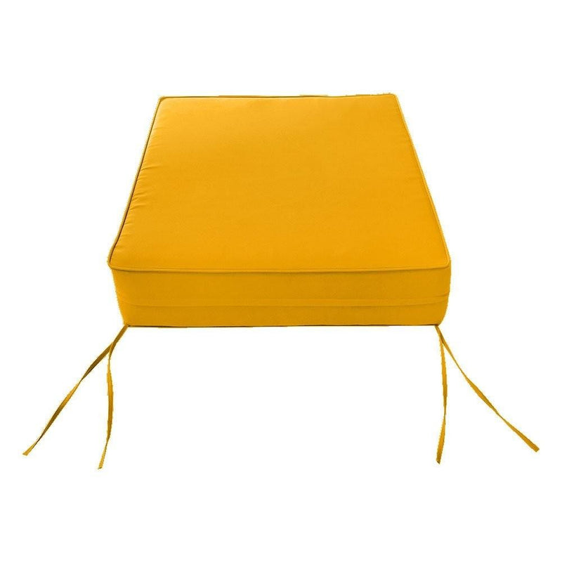 AD108 Piped Trim Medium 24x26x6 Deep Seat + Back Slip Cover Only Outdoor Polyester