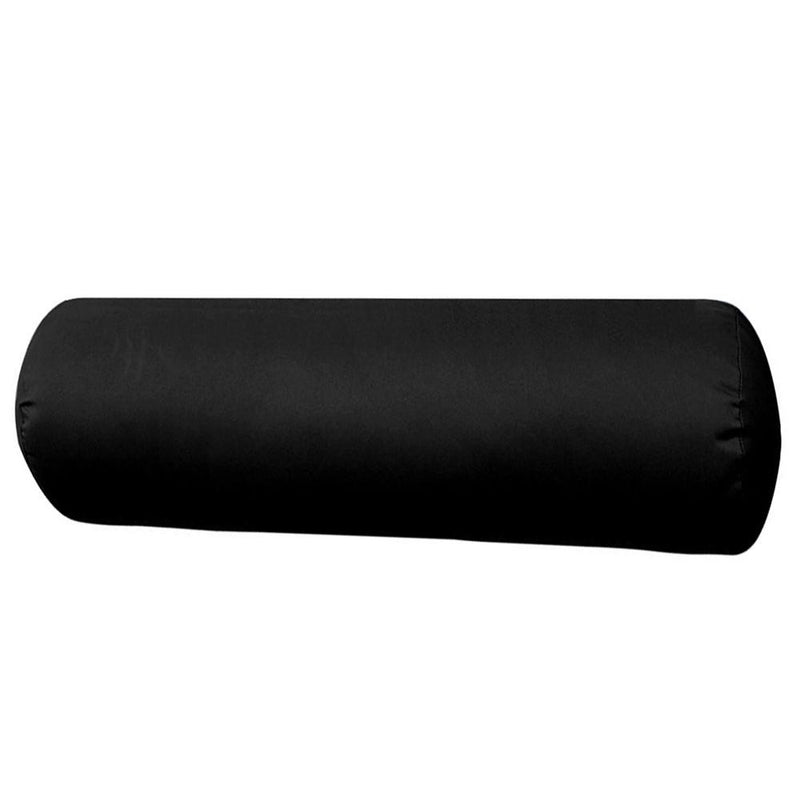 AD109 Knife Edge Large 26x30x6 Outdoor Deep Seat Back Rest Bolster Cushion Insert Slip Cover Set