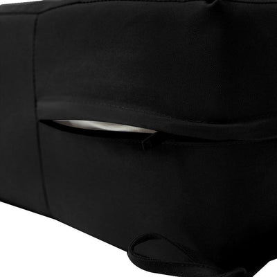 AD109 Knife Edge Medium 24x26x6 Deep Seat+Back Slip Cover Only Outdoor Polyester