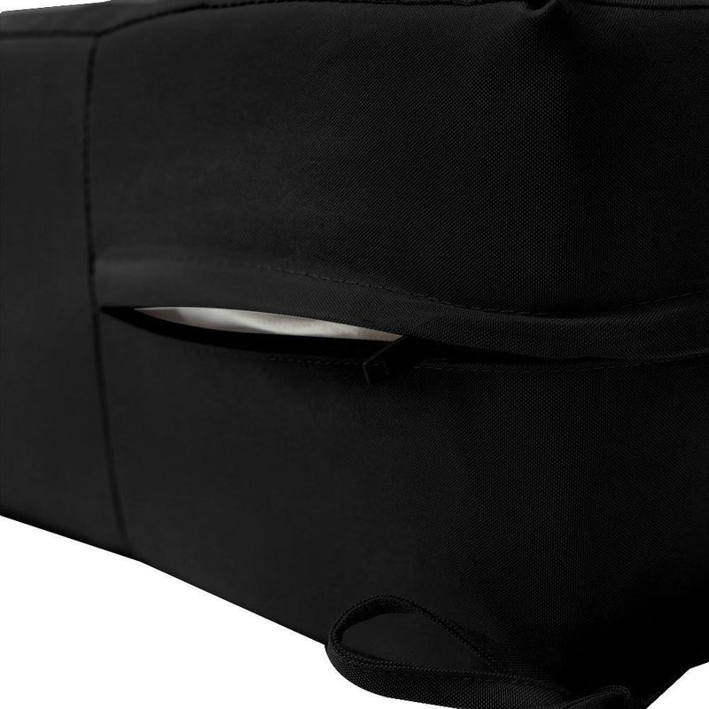 AD109 Knife Edge Medium 24x26x6 Deep Seat+Back Slip Cover Only Outdoor Polyester