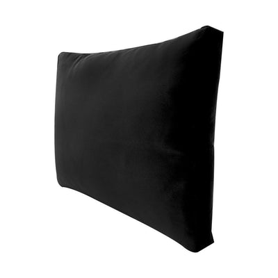 AD109 Knife Edge Medium 24x26x6 Outdoor Deep Seat Back Rest Bolster Cushion Insert Slip Cover Set