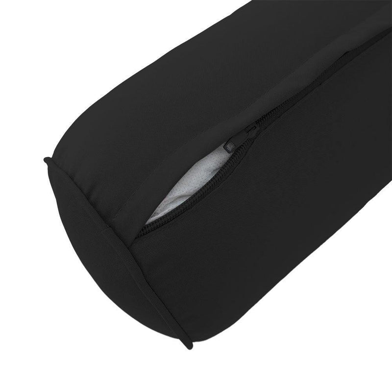 AD109 Pipe Trim Large 26x6 Outdoor Bolster Pillow Slip Cover Only