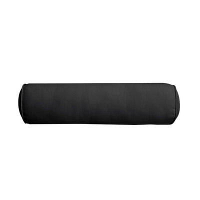 AD109 Pipe Trim Medium 24x26x6 Outdoor Deep Seat Back Rest Bolster Cushion Insert Slip Cover Set