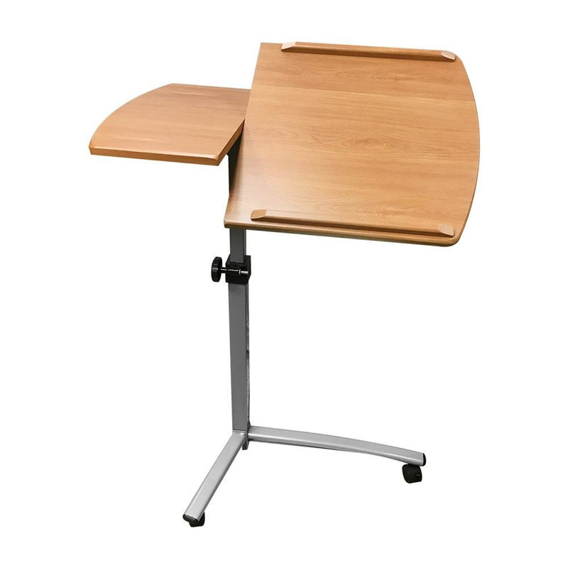 Adjustable Height Laptop Standing Desk Cart With Wheels