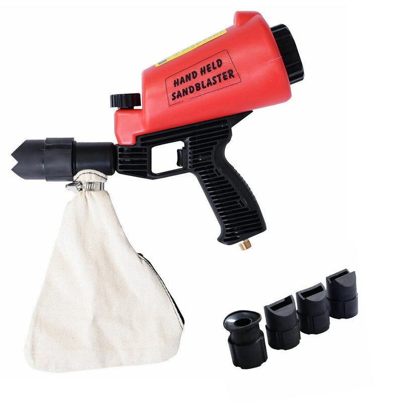 Air Hand Held Sand Blaster Gun Gravity Feed Sand Blaster