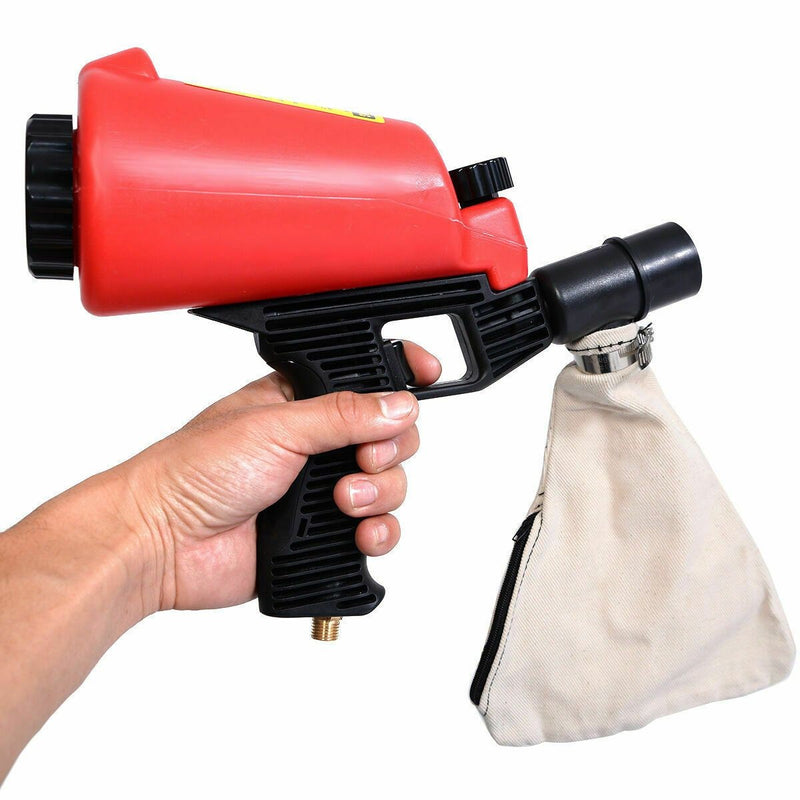 Air Hand Held Sand Blaster Gun Gravity Feed Sand Blaster