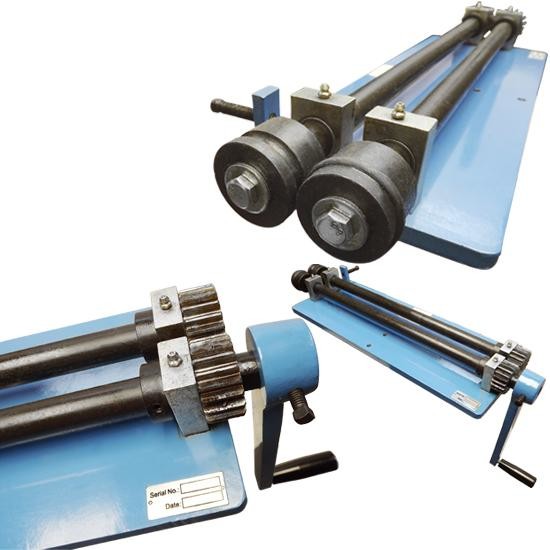 Bead Roller Rotary Machine Clamp Bench Vise Steel Sheet Metal Rolling 6 Dies Set