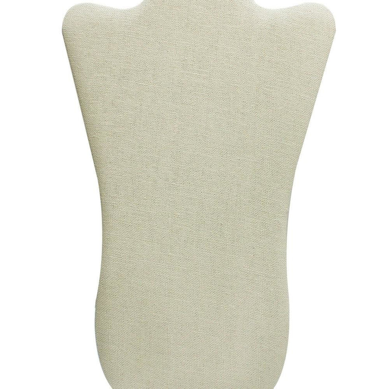Beige Soft Linen Necklaces Easel Pad 14-1/4" x 9-7/8" For Holder Display Organizer Jewelry
