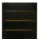 Black - 24''L x 24''W x 54''H Slatwall Tower Unit Retail Store Display Fixture