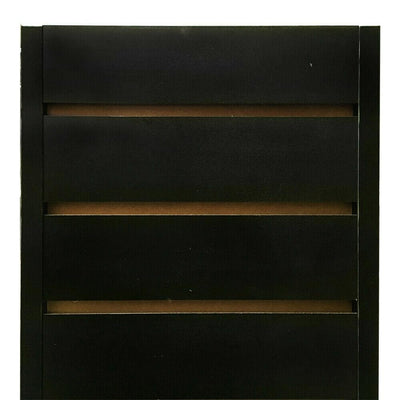 Black - 24''L x 24''W x 54''H Slatwall Tower Unit Retail Store Display Fixture