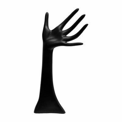Black 13'' Hand Mannequin Finger Ring Necklace Jewelry Display