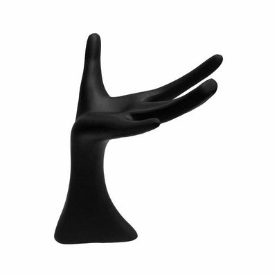 Black 8'' Hand Mannequin Finger Ring Necklace Jewelry Display