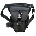 Black Cross Over Drop Leg Rig Magazine Mag Dump Utility Pouch Leg Pouch Carrier