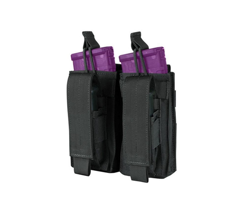 BLACK MOLLE Modular Bungee Open Top Kangaroo Rifle Pistol Magazine Pouch