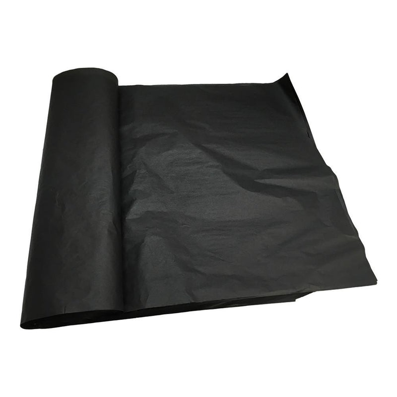 BLACK Tissue Paper 20" x 30" - 20 PC Gift Wrap Package Fill Cushioning Tissues