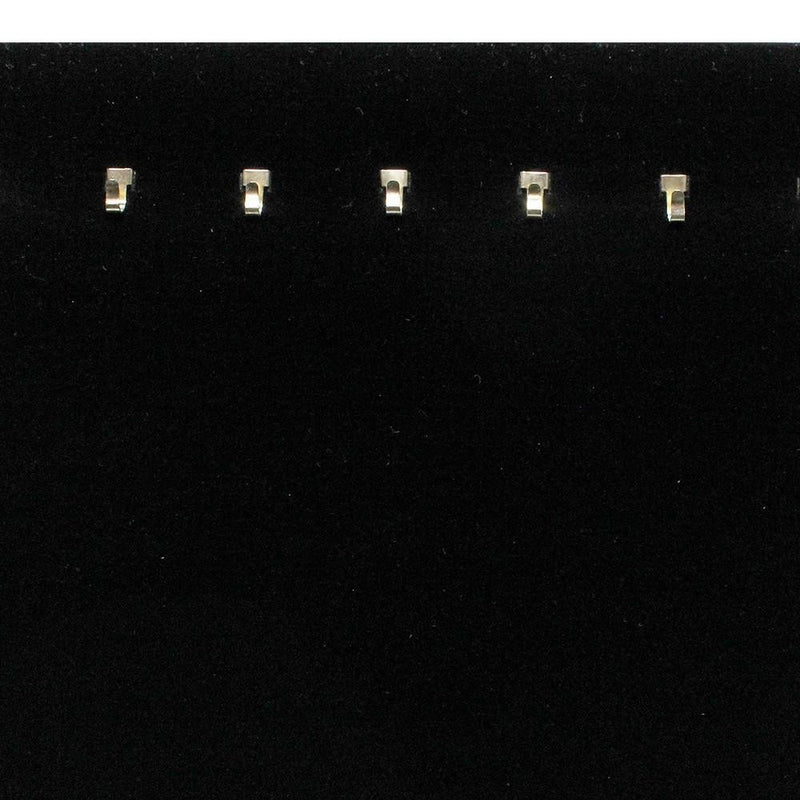 Black Velvet 7 Hook Easel Stand Necklace Chain Jewelry Display 7-1/2&