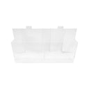Brochure Holder 18 x 2-1/4 Double Lucite Acrylic Gridwall Magazine Literature Holder