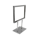 7-1/4" x 5-3/4 Counter Card Frame Display, Retail Clothes Rack Fixture Sign Holder for Pricing & POS Displays