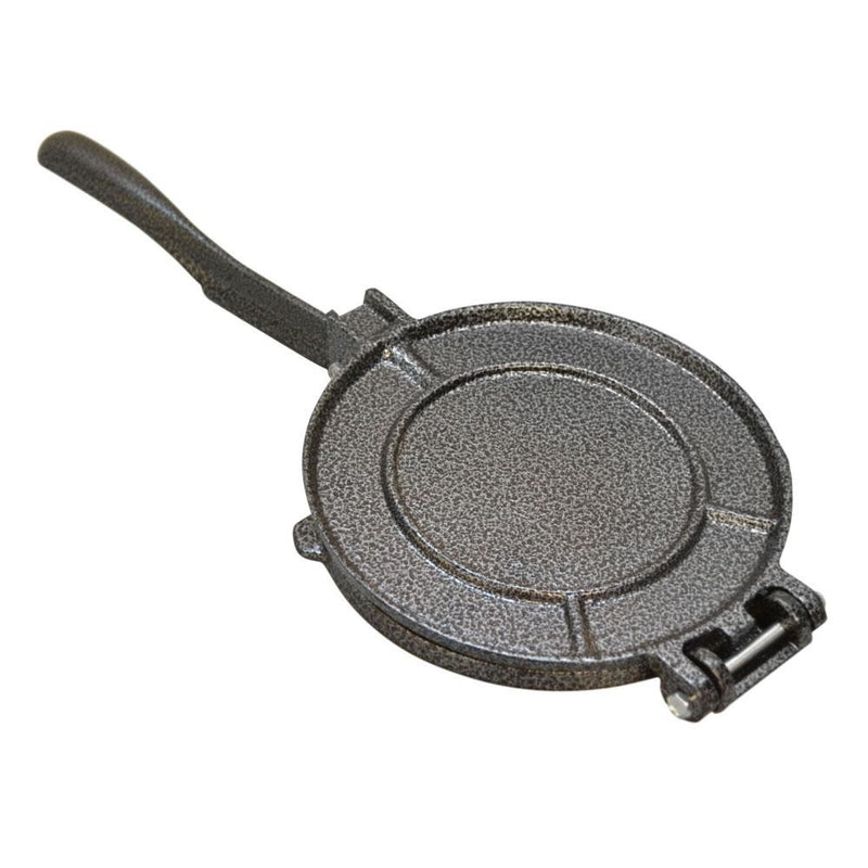 Cast Iron Tortilla Press 7.25" Fry Pan Flat Top Pataconera Cooking Quesadilla Iron Taco Maker