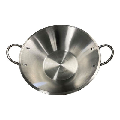Cazo Para Carnitas 23" Stainless Steel Acero Wok comal Fry Mexican Style