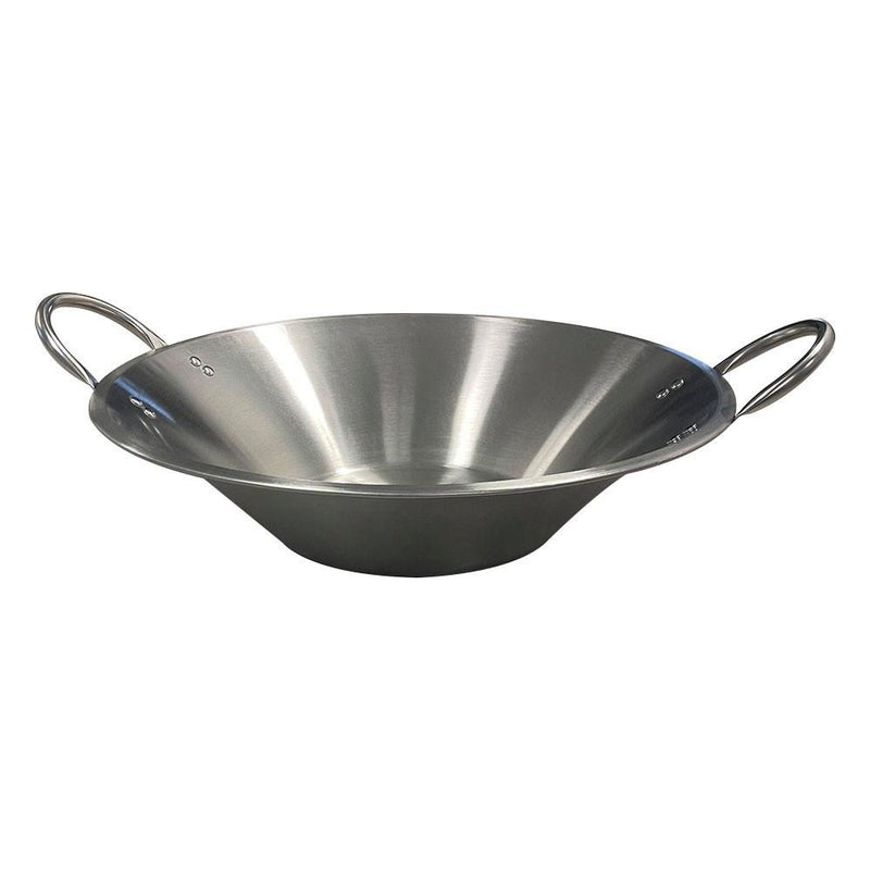 Cazo Para Carnitas 23" Stainless Steel Acero Wok comal Fry Mexican Style