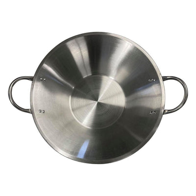 Cazo Para Carnitas 23" Stainless Steel Acero Wok comal Fry Mexican Style