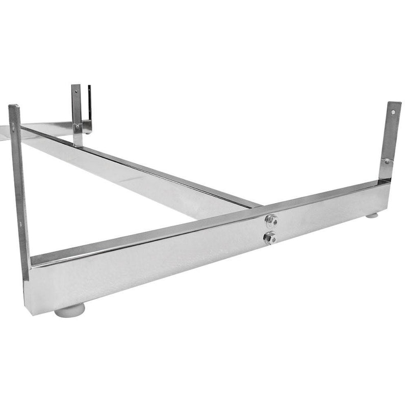 CHROME 50" x 25" Gondola Base Floor For Display Gridwall Panels Stand Retail Fixture