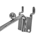 Chrome Pegboard 6 Ball  14" Long Waterfall Hanging Fixture Display