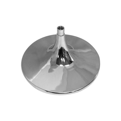 Chrome Trumpet Stand Base 10 Inch  Display Retail Fixture 5/8'' Fitting