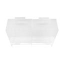 Clear Acrylic 3-Tier - 6 Pocket Slatwall Brochure Magazine Holder Literature 8-1/2''W x 11''H