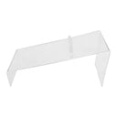 Clear Acrylic Lucite Single Shoe Display Stand Set Of 4 Pc With Heels Slant Riser Holder 8'' x 3'' x 4''