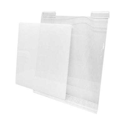 Clear Acrylic T-Shirt Display Store Panel For Slatgrid Gridwall 11-1/2'' x 15''