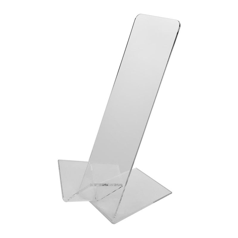 Clear Acrylic Vertical Single Shoe Display Stand Set Of 4 Pc With Heels Slant Riser Holder