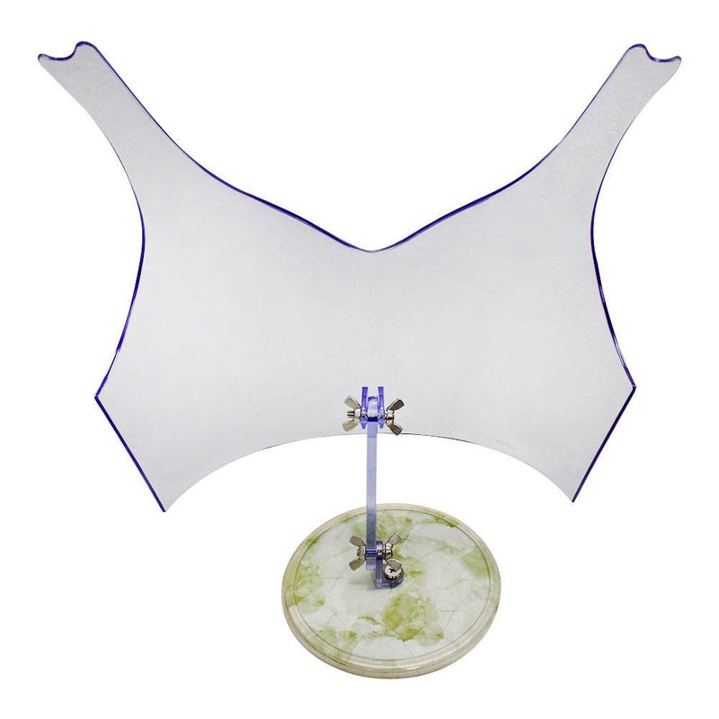 Clear Plastic Display Free Standing Form Bra Bikini Lingerie Adjustable Stand Base