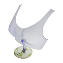 Clear Plastic Display Free Standing Form Bra Bikini Lingerie Adjustable Stand Base