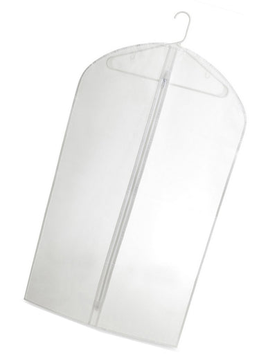 Clear Vinyl Suit Bag Garment Bags 24'' x 40'' With Zipper For Travel